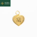 Loket Huruf Love Alphabet Pendant (EMAS 916/22K)