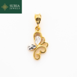 2C Loket Rama-rama Butterfly Pendant (EMAS 916/22K)