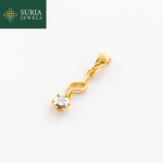 2C Loket Diamond Cut Pendant(EMAS 916/22K)